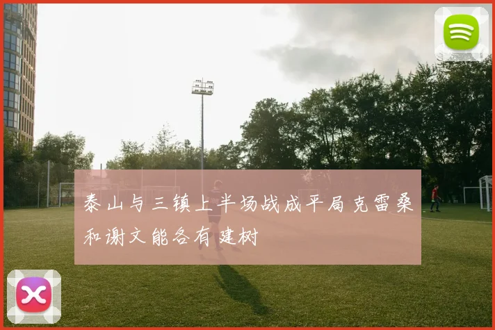 泰山与三镇上半场战成平局克雷桑和谢文能各有建树